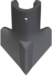Rejas cultivador con nervio 15049-2,5 CN Bellota Agrisolutions