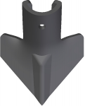 Reja cultivadora con nervio 15049-4 CN Bellota Agrisolutions