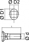 Tornillo cabeza ovalada y cuello cuadrado de dureza 8.8, 10.9 y 12.9 de Bellota Agrisolutions